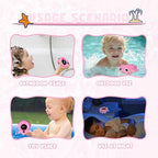 TKY Baby Bath Thermometer with Floating Toys - Digital Water & Room Temperature Monitor, Rechargeable Thermometer with Alerts for Newborn Bath Essentials, Infant Safety