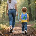 Accmor Toddler Safty Harness Leash + Reflective Anti Lost Wrist Link, Cute Dinosaur Kid Walking Harness with Leashes, Foldable Child Restraint Belt Pocket Tether Hold Baby Boy Close for Outdoor Travel