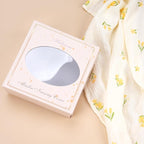 Muslin Nursing Cover for Breastfeeding, Privacy Breathable Breastfeeding Cover with Arch Neckline for Mom, 100% Cotton Nursing Apron, Floral and Light Green