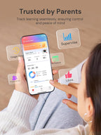 AI Kids Tablet with Scanner - 50000+ Content AI Tutor Learning Tablet with ELA, Math, ABC, Word, Read, Phonics, STEM for Homeschooler Educational Study for PreK - G6 (TalPad T100, Standard)