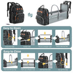 Diaper Bag Backpack with Changing Station, Large Diaper Bag, Multifunctional Diaper Bag, Baby Bag, Camo