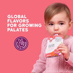 Serenity Kids 6+ Months Salmon Teriyaki Baby Food Puree Pouch - Organic Veggies & Ethically Sourced Salmon - No Added Sugar Baby Snacks - BPA-Free Pouches- 3.5 Oz, 6 Pack