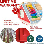 Monläurd® Wooden Farm Activity Center for Toddlers 1-3, 12-in-1 Montessori Busy Board Sensory Play Center, Large Barn Activity Cube Toy for Baby Fine Motor Skills, Daycare & Preschool Learning