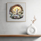 KAAYEE Wooden Puzzles for Adults, 3D Vision Effect Holy Light Cross Wooden Jigsaw Puzzle Unique Shape Wood Puzzle Adult, 3D Effect Flat Puzzle Birthday Family Game (M-11.4 * 11.3 in-200pcs)