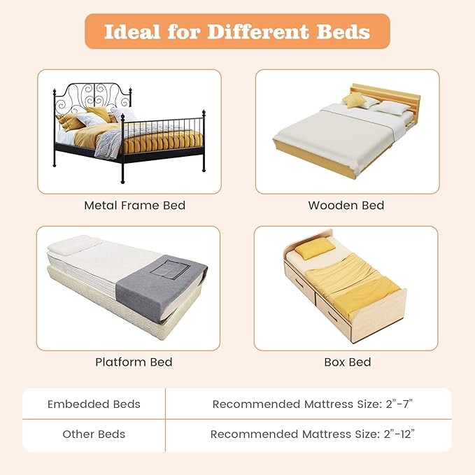 HONEY JOY Bed Rail for Toddlers, Extra Long, Foldable Portable Swing Down Safety Bed Guard Rail, Toddler Bed Rails for Crib, King Queen Full Twin Size Bed Mattress (White, 1 Pack, 47 Inch)