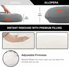 Pregnancy Pillow, Full Body Maternity Pillow 57 inch, with Removable Washable Cover - Sleep Support for Legs, Back, Neck, Shoulder, HIPS, Belly for Pregnent Women, Velvet (Coal-Black)