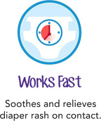 Desitin Maximum Strength Baby Diaper Rash Cream with 40% Zinc Oxide for Treatment, Relief & Prevention, Hypoallergenic, Phthalate- & Paraben-Free Paste, Travel Size, 2 oz (Pack of 6)