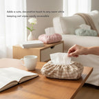 Baby Wipes Cover – Universal Size, One Size Fits All Wipes Packages | Muslin Cotton Tissue Cover for Nursery, Diaper Bag & Changing Table, Station | Gingham & Neutral Patterns (3-Gingham Pink)