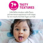 Little Bellies Organic Puffs Variety Pack, Blueberry & Apple and Cinnamon (Pack of 18)