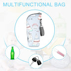 Accmor Baby Bottle Tote Bags, Insulated Breastmilk Cooler Bag, Nursing Bottle Warmer Bag for Nursing Mom Daycare Travel
