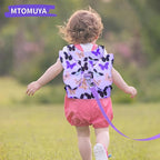 Toddler Harness with Anti Lost Wrist Link - Baby Safety Leash for Kids for Travel for Crowded Parks, Airports