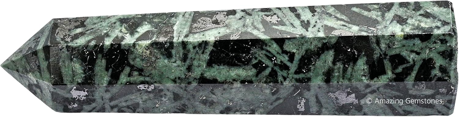 Amazing Gemstone Flower Stone Crystal Towers - Natural Healing Crystal Point Obelisk for Reiki Healing and Crystal Grid (3 Inch)