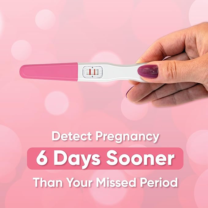 Wondfo Early Result Pregnancy Test Sticks-6 Days Before Missed Period-Rapid Detection at Home Pregnancy Test (5 Pack)