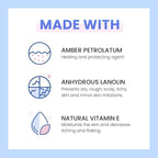 Grandma El’s Diaper Rash Ointment – Gentle Protection & Relief for Baby’s Delicate Skin – Pediatrician-Approved Moisturizing Barrier – Safe for Cloth & Disposable Diapers – 2oz, 2-Pack