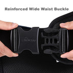 SUNVENO Baby Carrier for Newborn to Toddler – CPC-Certified Breathable Mesh Hip Seat Carrier, Supports 7-45 lbs for Front & Back Carry with Adjustable Waistband, All-Season, Black