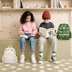 STEAMEDBUN Corduroy Kids Backpack for Girls and Boys 5-8: Girls Backpack for Elementary Kindergarten - 15 inch Cute Backpacks for Kids - Bow