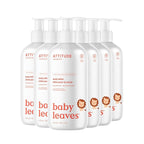 ATTITUDE Baby Lotion, EWG Verified Moisturizer, Dermatologically Tested Moisturizing Cream, Vegan and Cruelty-Free, Pear Nectar, 16 Fl Oz (Pack of 6)