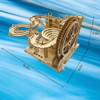 3D Wooden Puzzle Marble Run for Adults Kids - DIY Mechanical Puzzle Assembly Model Building Kit Wood Crafts for Boys and Girls Age 14+ Years Old