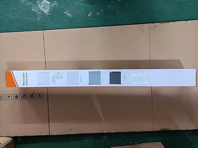 Retractable Baby Gate, Extra Wide Safety Kids or Pets Gate, 33” Tall, Extends to 55” Wide, Mesh Safety Dog Gate for Stairs, Indoor, Outdoor, Doorways, Hallways(33”x55”- Black)