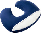 Nursing Pillow, Breastfeeding Bottle Feeding Pillow Original Support for Baby Boys and Girls, with Removable Soft Cotton Nursing Pillow Cover (Estate Blue, Standard (23.62*18.11*5.91 Inches))