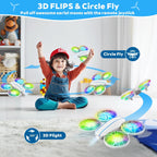 RC Drone for Kids and Beginner, Small RC Quadcopter with Lights and 3D Flip, Altitude Hold, Headless Mode, Propeller Full Protect, Easy to Fly Toys Drone for Kids Boys and Girls Gift (White)