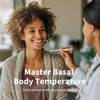 Boncare Rechargeable Digital Basal Thermometer for Ovulation & Body Temperature - Underarm Use Only for Fast Accurate Reading for Adults, Kids & Baby