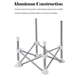 PandaEar Portable Baby Seat Travel| Compact Fold with Straps for Indoor/Outdoor Use| Great for Camping, Beach, Lawn |Toddlers, Kids, Boys, Girls (Without Placemat, White)