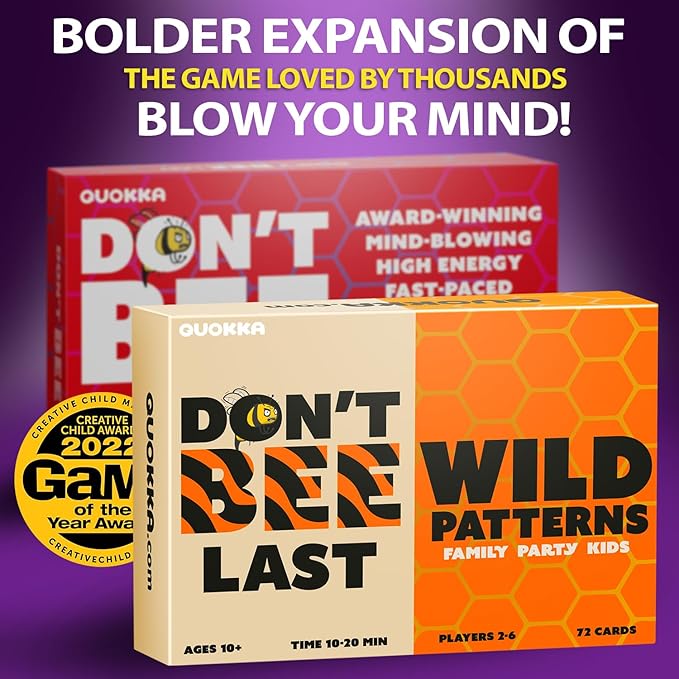 QUOKKA Family Animal Games for Kids and Adults - Guess in Seconds Fun Slap Card Game for 2-6 Players Easy to Learn - Hilarious Brain-Blending Board Games for Family Night Ages 8+