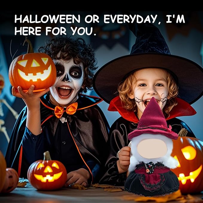 5 Complete Style Clothes Sets for 17cm Dolls - Hat & Overalls Dress Up Outfit for 17cm 15cm Dolls,Designer Outfits Bundle with Luxury/Cute/Sporty Themes, Gift for Doll Lovers (Halloween, 17cm/15cm)