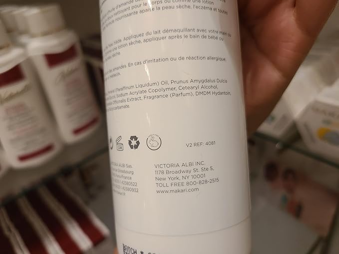 Makari Bebe Cleansing Milk (1000ml) | Baby Body Wash and Dry Skin Softening Solution | Helps Soothe Irritation | Gentle on Infants 3 Months and Older | Recommended for Delicate and Sensitive Skin