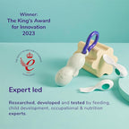 doddl Baby Spoon and Fork Set with Travel Case, Ergonomic Utensils For Self Feeding, Silverware for Babies 6 Months and Up, BPA Free, Dishwasher Safe