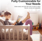 Bed Rail Bumpers Protector, Hospital Bed Rails Padding, Loft Beds and Bunk Beds Bumpers Protector, Premium Soft Memory Foam - Anti-Bump | Fall Prevention, Size 27.6 x 5.5 x 11.8 Inches, Purple