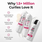 Love Ur Curls - Shampoo & Conditioner Set with All in One Curl Cream Styler for Kinky & Coily Hair, 3 Step System for Repair and Moisturizing