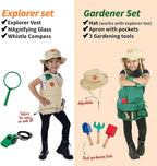 Born Toys Dress Up & Pretend Play Kids Costumes Set Ages 3-7, Washable Kids Dress Up Clothes for Play