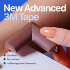 Furniture Edge 16.2ft & Corner Guards | Protective Foam Cushion | 15ft Bumper 4 Adhesive Childsafe Corners | Baby Child Proofing Foam Set and Safe for Table, Fireplace, Countertop | Brown