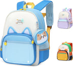 SUN EIGHT Kids Backpack for School Cute Dog Backpack for Kids Lightweight Elementary Bookbag with Coin Purse Kindergarden School Bag(Dog)