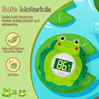 b&h Rechargeable Baby Bath Thermometer, Floating Safety Toddlers Bathtub Thermometer for Accurately Measuring Toddler’s Tub Water Temperature, Newborn Shower Essentials, Cute Frog