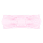 Creative Knitwear TCU Horned Frogs Infant Girls Pink Solid Hair Knot Headband Embroidered Logo - Size Newborn - 4T