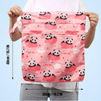 2pcs Cloth Diaper Wet Dry Bags, Waterproof Reusable Wet Bag with 2 Zipper Pockets & Handle, Washable Laundry Bags for Baby Adult Clothes Travel Beach Pool Daycare Yoga Gym Exercise Swimsuits,