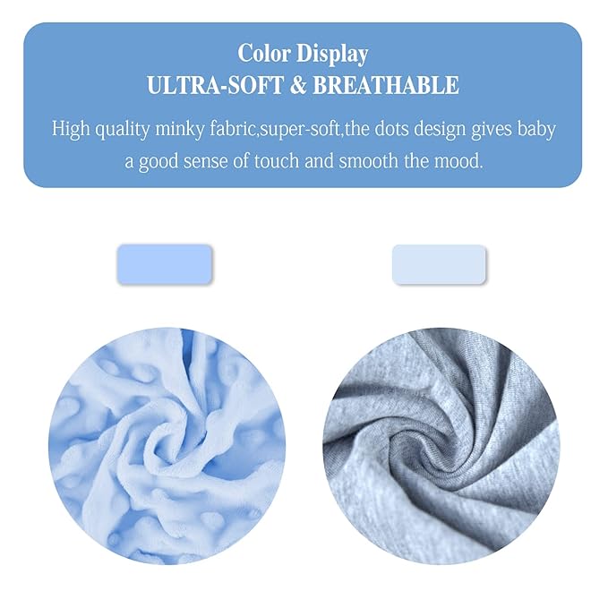 Nursing Pillow for Breastfeeding and Bottle Feeding Pillow, Support for Mom and Baby, with 2 Removable Machine Washable Cover, Ergonomic Breastfeeding Pillow (Blue)