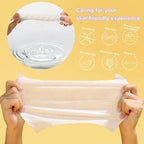 HAPPY BUM - 180 Count Saline Baby Wipes, Unscented, 7.4 x 7.2 Inch, Moist and Refreshing, Multi-Purpose Use, Ideal for Travel