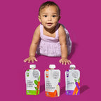 Serenity Kids 6+ Months Certified Organic Baby Food Pouches Veggie Puree - No Sugary Fruits/Added Sugar - 3.5 Oz BPA & Allergen-Free Packaging - Garden Variety Pack - 6 Count Veggie Puree Pouches