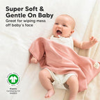 Organic Burp Cloths Baby Boy, Girl - 6-Pack Large Cotton Burping Cloths for Babies, Spit Up Rags, Super Absorbent, Ultra Soft Newborn Rag, Gender Neutral, Machine Washable, Durable(Butterflies)