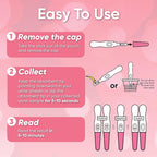 Wondfo Early Result Pregnancy Test Sticks-6 Days Before Missed Period-Rapid Detection at Home Pregnancy Test (15 Pack)