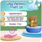 Ricitos de Oro Baby Shampoo and Body Wash, Formula with Oats and Vanilla, Hypoallergenic, Tear-Free Body Wash and Shampoo, 2-Pack of 13.5 Fl Oz Each, 2 Bottles