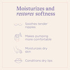 Lansinoh Organic Nipple Butter, Nipple Cream Safe for Breastfeeding Baby, Postpartum Essentials for Mom, 2 Ounces