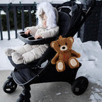 Gemma Joy Bedtime Baby Soothers for Sleep, Cry Activated Heartbeat Stuffed Animal for Baby, Newborn, Calming Light, Lullaby Music, White Noise, Shush, Mother’s Heartbeat - (Brown Bear, Rechargeable)