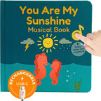 Cali's Books You are My Sunshine Nursery Rhymes | Interactive Sound Book | Musical Toys for Toddlers 1-3 | Sound Book for Babies and Toddlers | Interactive Baby Learning Toy.