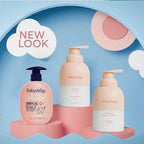 Babyology All Natural Baby Wash and Shampoo - 100% Edible Ingredients - with Organic Rose Water (Unscented) - 12 FL. OZ - Good for Sensitive Skin - Non Toxic - Tear Free (Pack of 2)