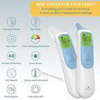 Ear and Forehead Baby Thermometer for Infants to Adults Termometro Digital Baby Stuff Instant Read Ear Thermometer for Kids or Touchless Forehead Thermometer
